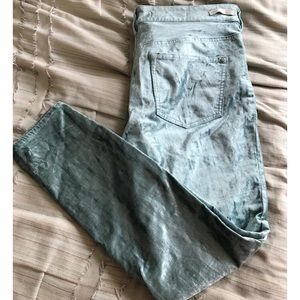 Pilcro & The Letterpress Velvet Skinny Jeans